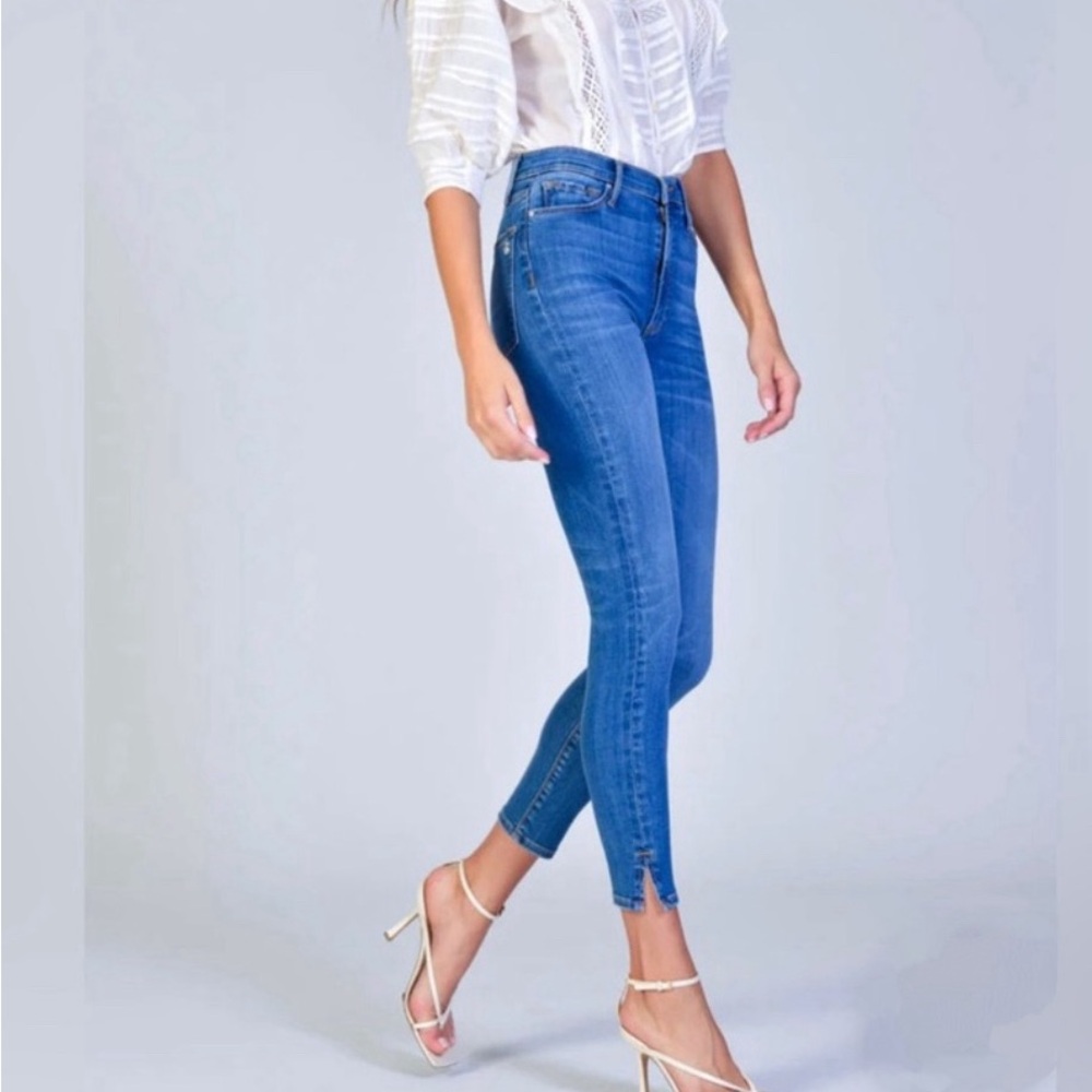 EUC Black Orchid Kate super high rise skinny size 30